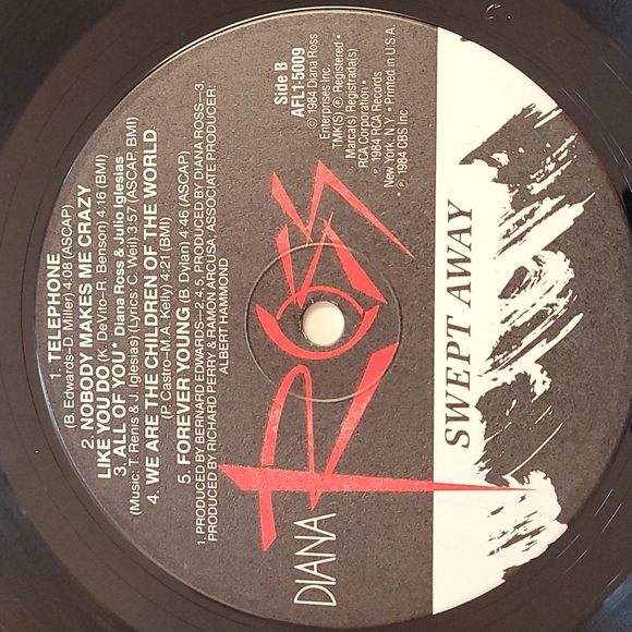 1984 DIANA ROSS Album - Picture 8 of 9